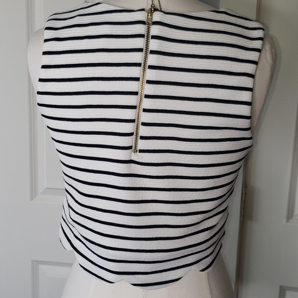 Cropped Scallop Hem Top - Picture 5 of 10